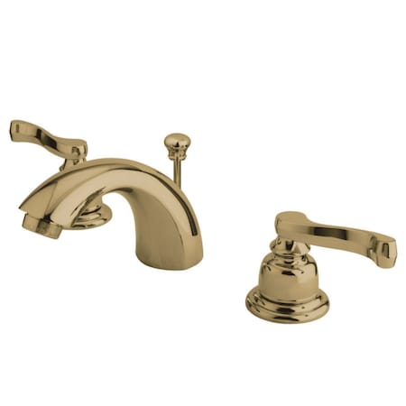 Kingston Brass KB8952FL Mini-Widespread Bathroom Faucet, Polished Brass KB8952FL